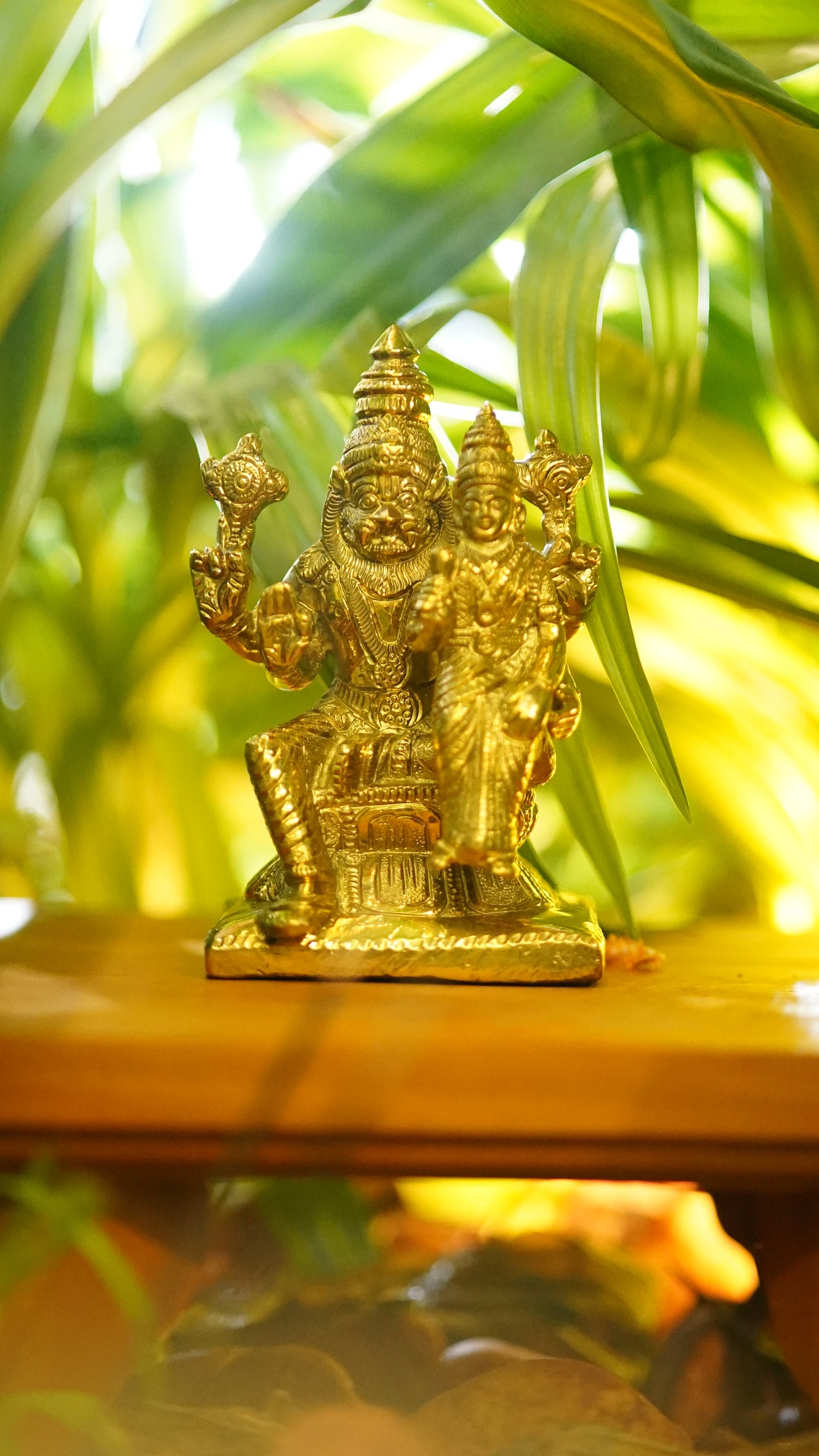 Lakshmi Narasimha Brass Idol