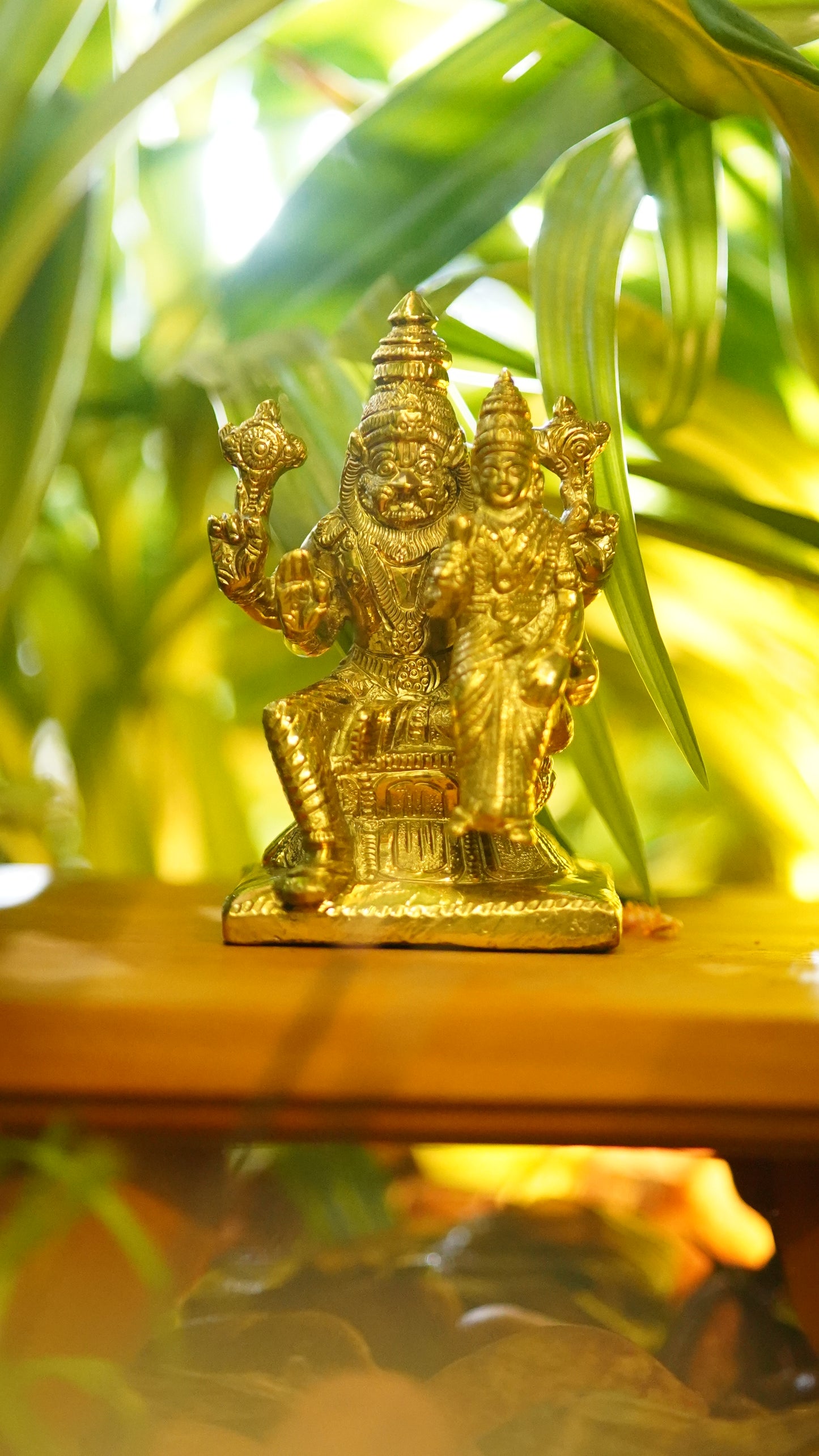 Lakshmi Narasimha Brass Idol