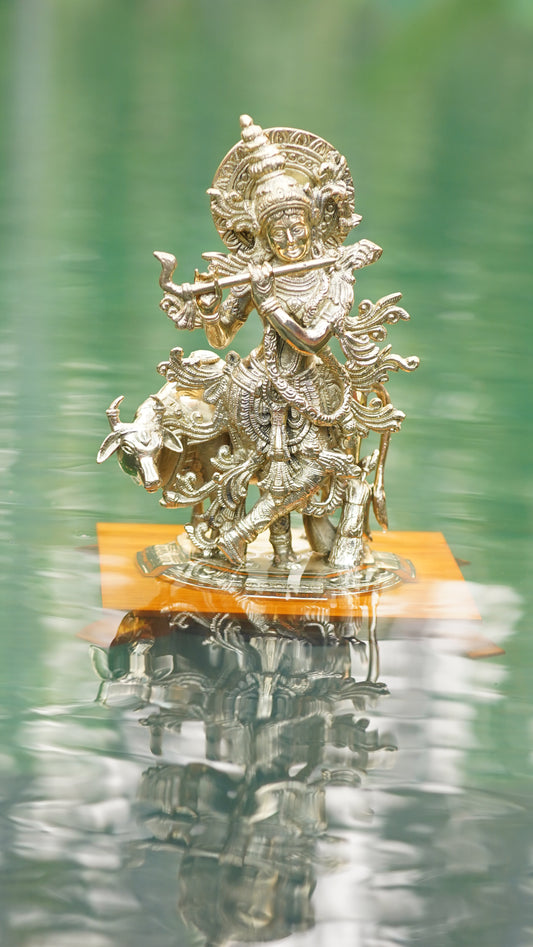 Gopala Krishna Brass idol- Medium