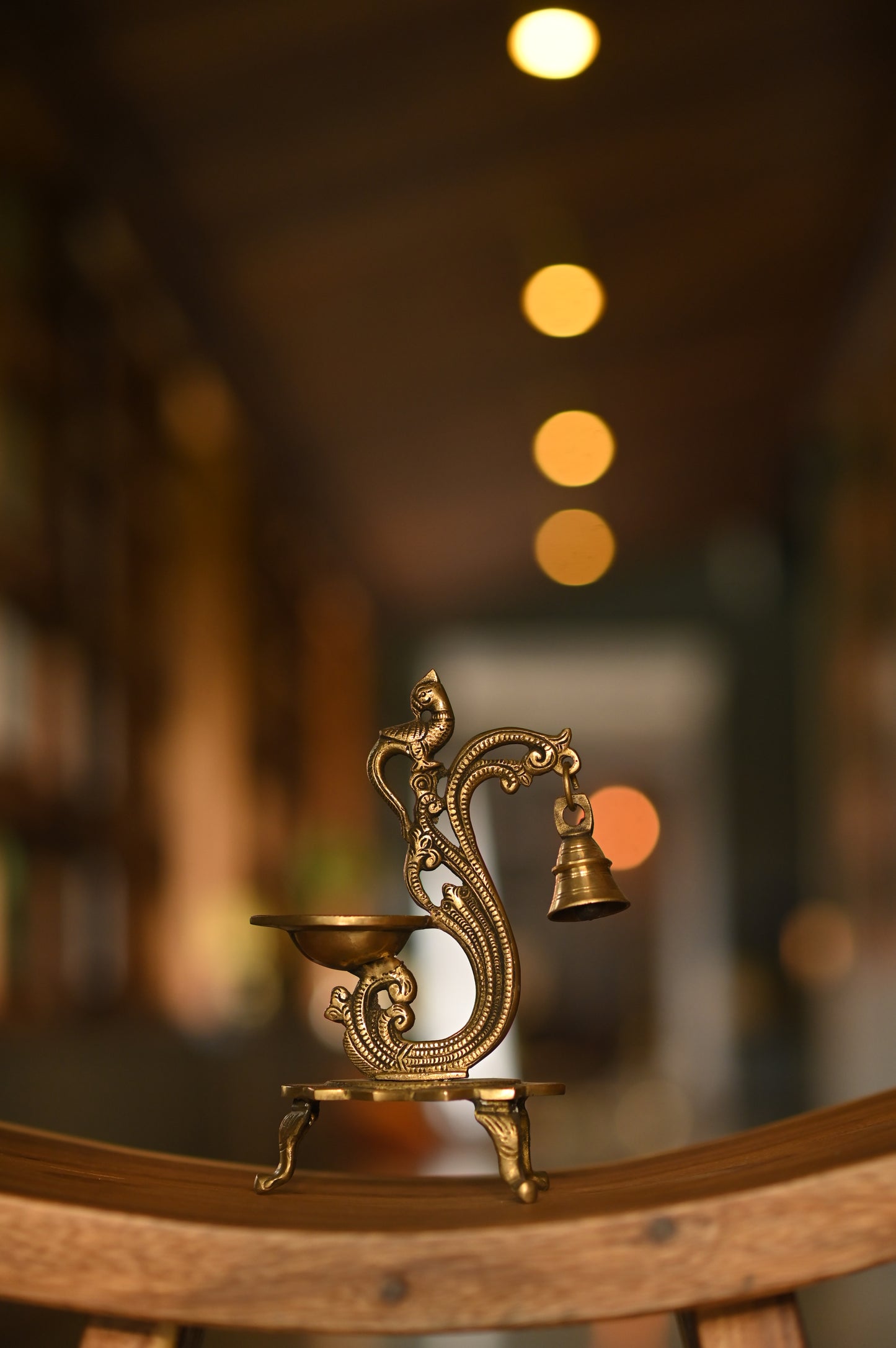 Brass Fancy Oil Lamp