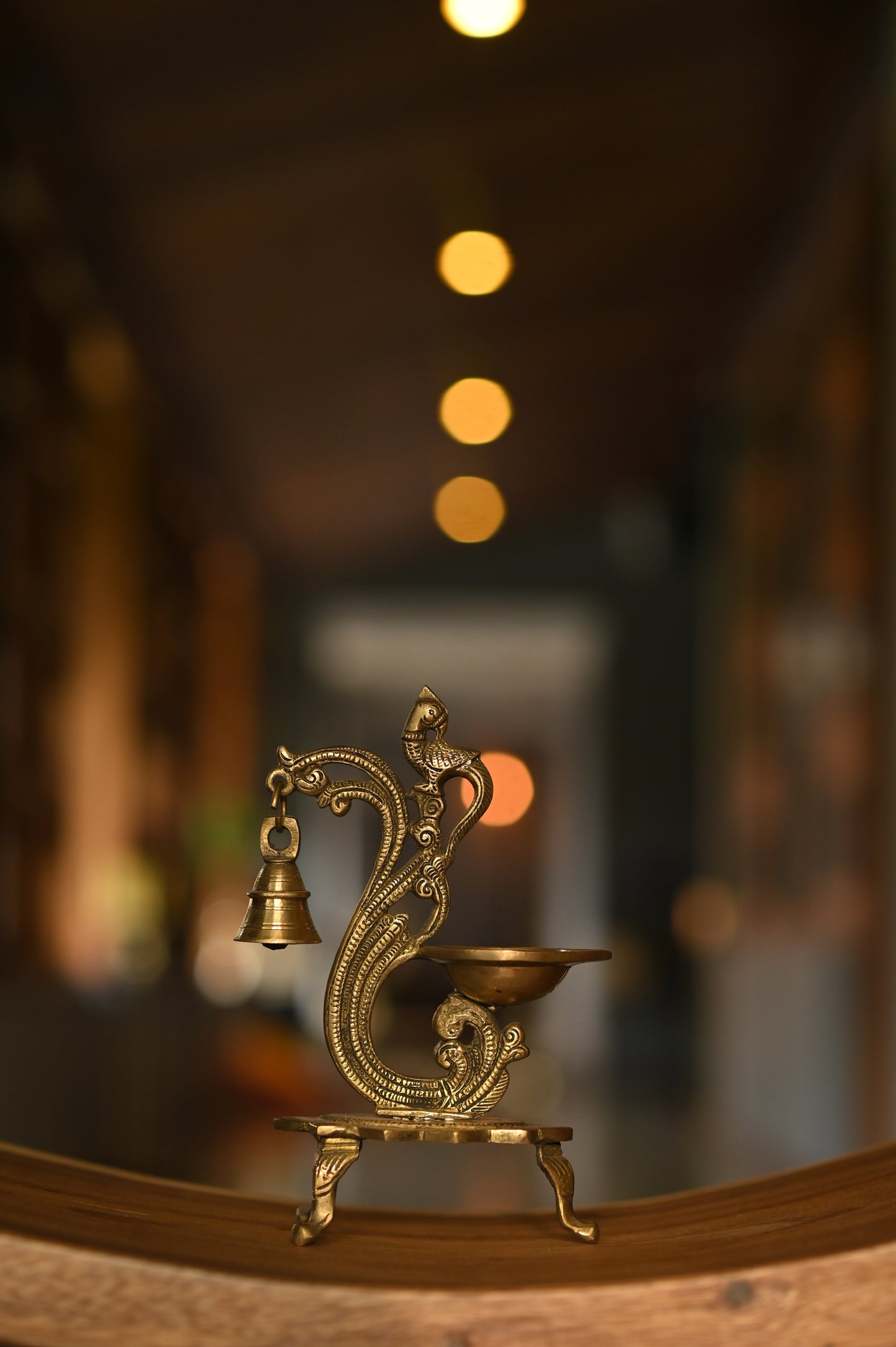 Brass Fancy Oil Lamp