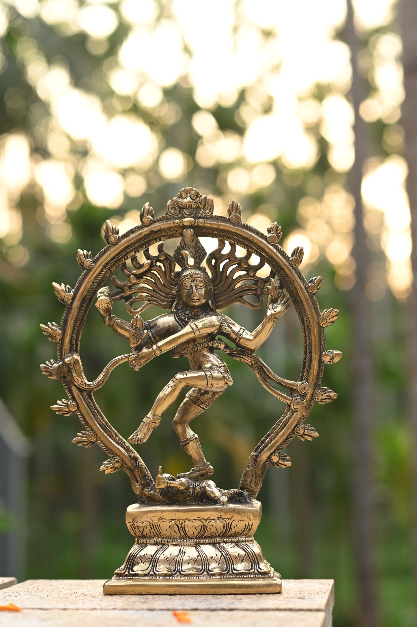 Lord Nataraj Brass Idol