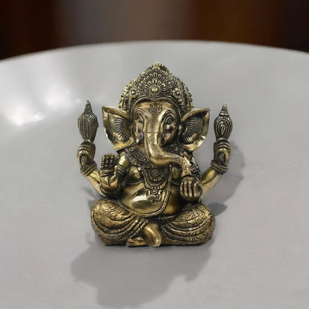 Ganesha Premium Brass Idol