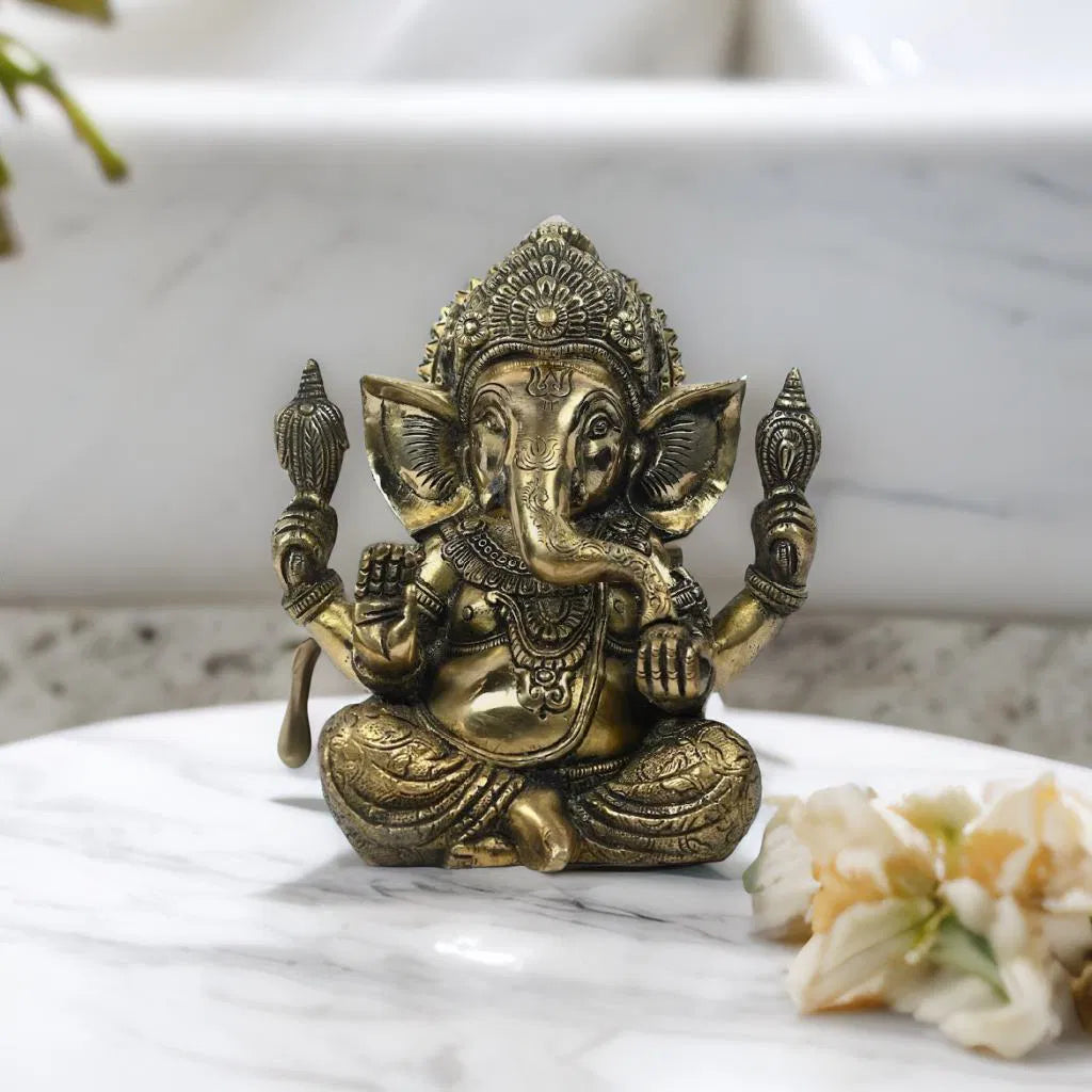 Ganesha Premium Brass Idol