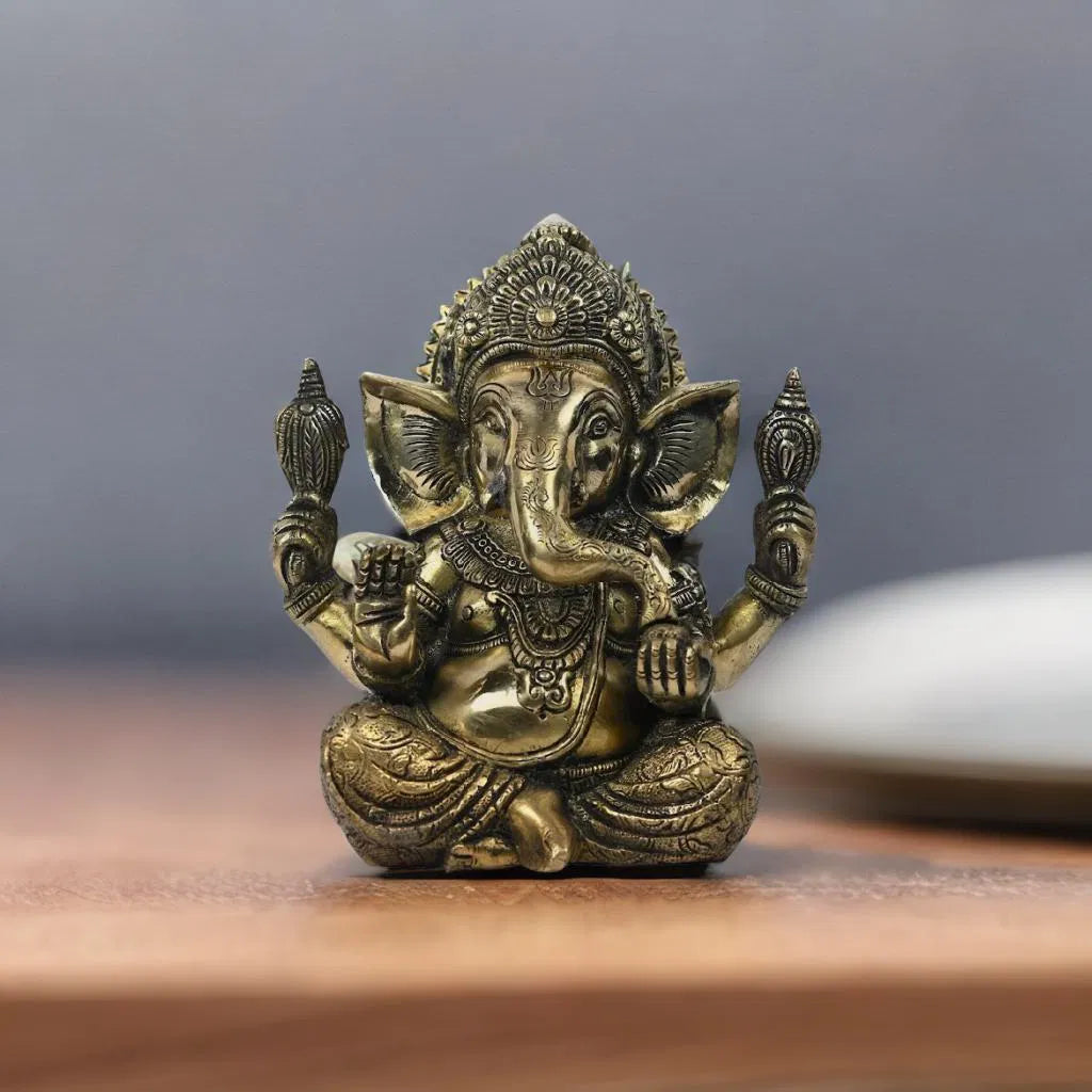 Ganesha Premium Brass Idol