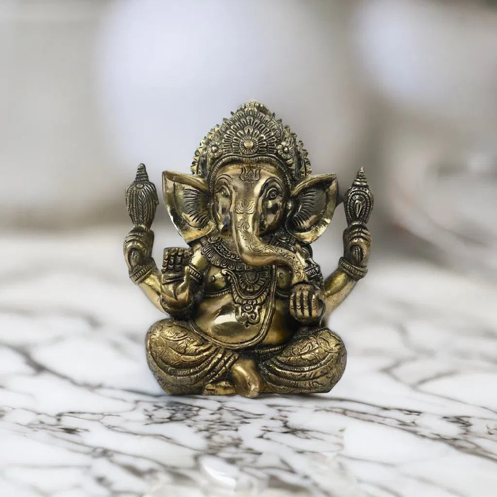 Ganesha Premium Brass Idol